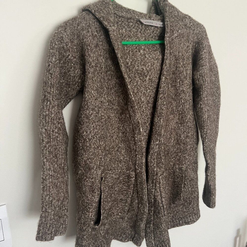 Athleta small hooded cardigan